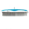 PIEPEA Dog Grooming Comb Stainless Steel Teeth Ergonomic-2