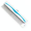 PIEPEA Dog Grooming Comb Stainless Steel Teeth Ergonomic-1
