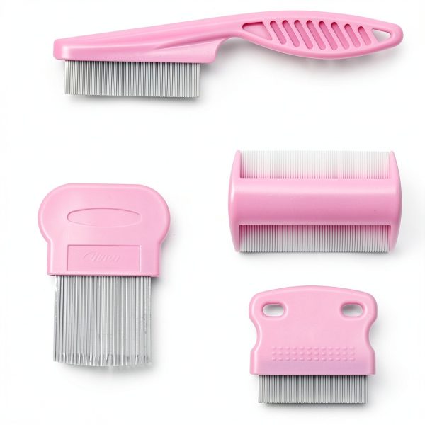 GNAWRISHING Pet Grooming Combs Stainless Steel Teeth Set-1