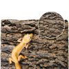 MUYG Reptile Tank Wood Background Natural Cork Bark Climbing-4