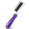 Puiuisoul Pet Detangling Brush Stainless Steel Teeth-0