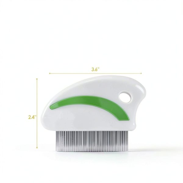 Brillirare Pet Grooming Comb Stainless Steel Teeth Ergonomic-1