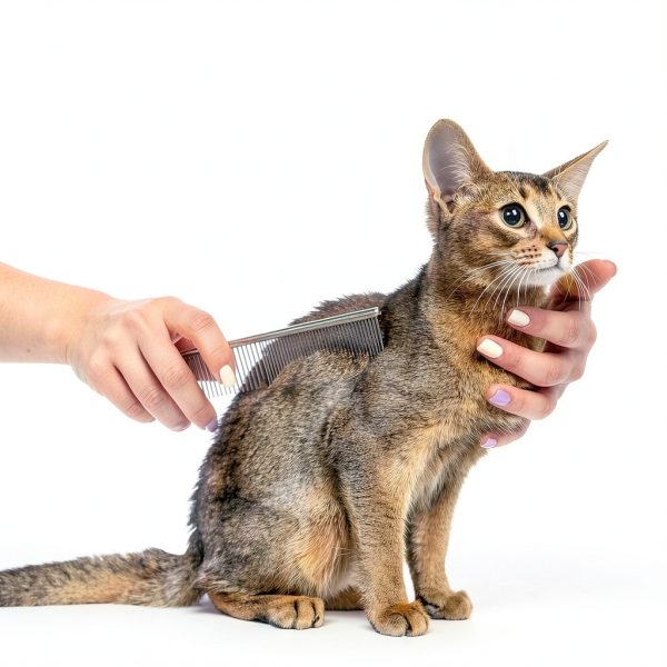 Lallisa Dog Grooming Comb Stainless Steel Dual Density-6