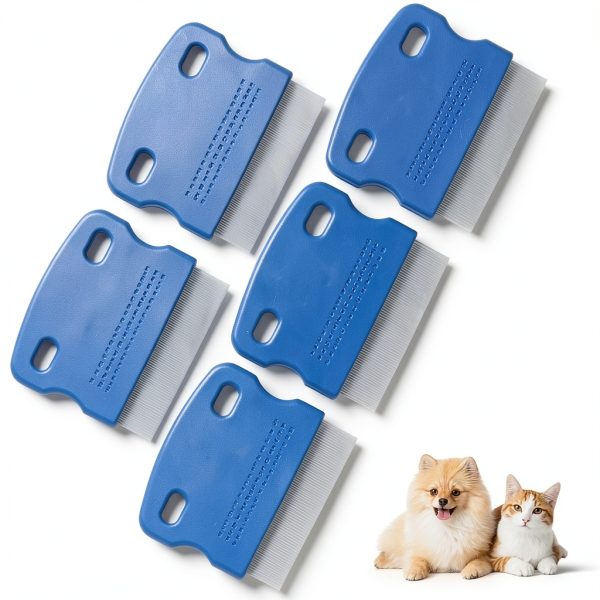 Brillirare Pet Grooming Combs Stainless Steel Teeth-0