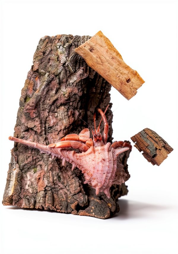 RHBLME Cork Bark Reptile Background Natural Safe Habitat-2