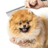 Lallisa Dog Grooming Comb Stainless Steel Dual Density-3