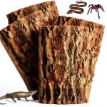 RHBLME Cork Bark Reptile Background Natural Safe Habitat-0