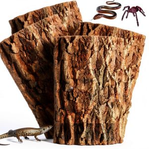 RHBLME Cork Bark Reptile Background Natural Safe Habitat-0