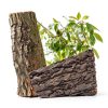 MUYG Reptile Tank Wood Background Natural Cork Bark Climbing-5
