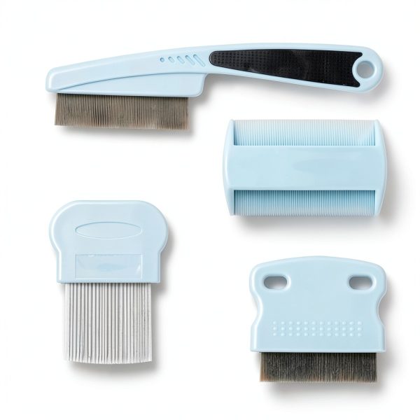 GNAWRISHING Pet Grooming Combs Stainless Steel Teeth Set-1
