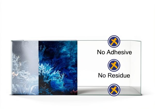 ADQHD Aquarium Background HD Static Cling PVC Waterproof-2
