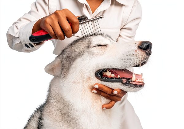 Tuff Pupper Pet Detangler Brush Safe Knot Remover Grooming-6