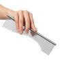Lallisa Dog Grooming Comb Stainless Steel Dual Density-5