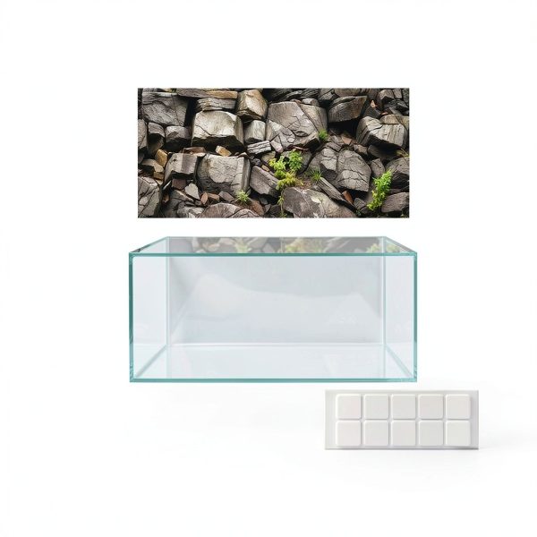 Dtekoj Aquarium Background Decor Polyester Fabric Easy-3