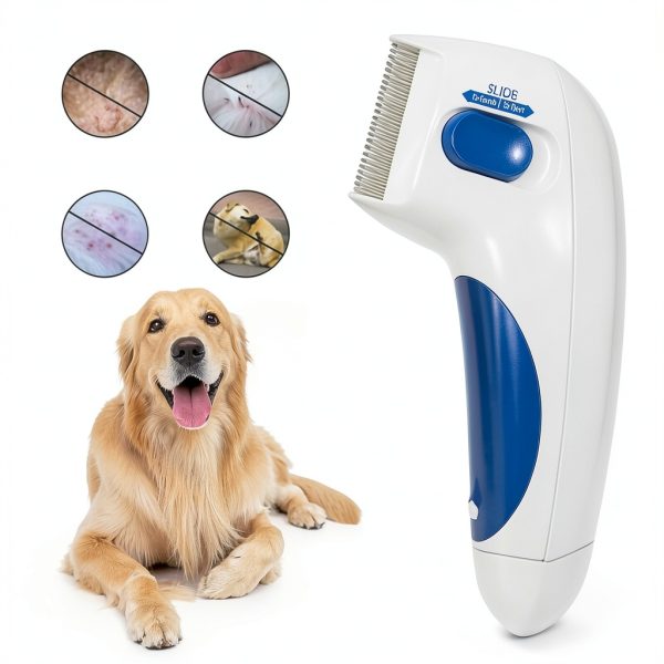 Stcyutdaa Pet Grooming Comb Electric Cordless Dog Cat Brush-0