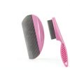 GNAWRISHING Pet Grooming Combs Stainless Steel Teeth Set-4