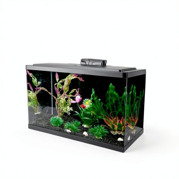 COCODE Aquarium Background Black Static Cling Fish Tank-4