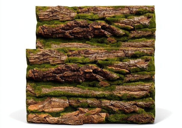 PINVNBY Reptile Cork Bark Background Natural Terrarium Decor-0