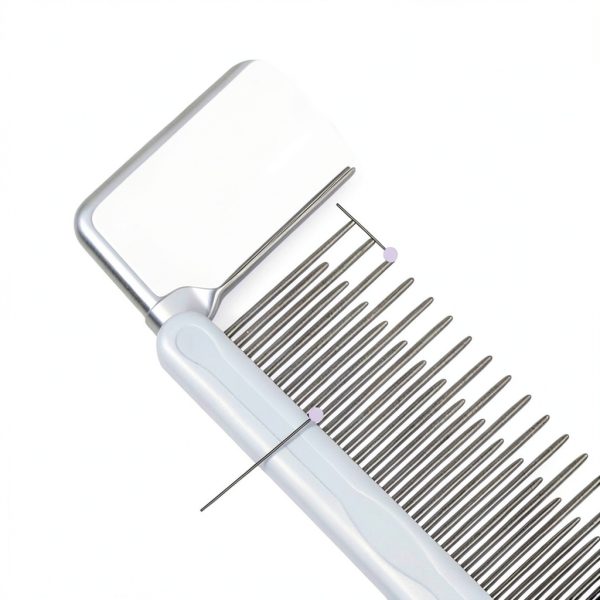Puiuisoul Pet Detangling Brush Stainless Steel Teeth-1