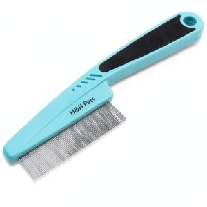 H&H Pets Pin Comb 2.0 Dog Cat Grooming Metal Teeth-0