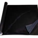 COCODE Aquarium Background Black Static Cling Fish Tank-0